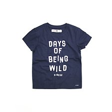 Image of Riders By Lee Indigo THE SS TEE BEING WILD // INDIGO