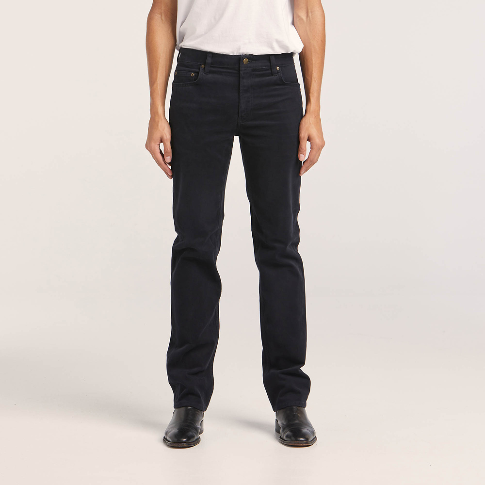 Image of Riders By Lee Navy STRAIGHT STRETCH MOLESKIN // NAVY