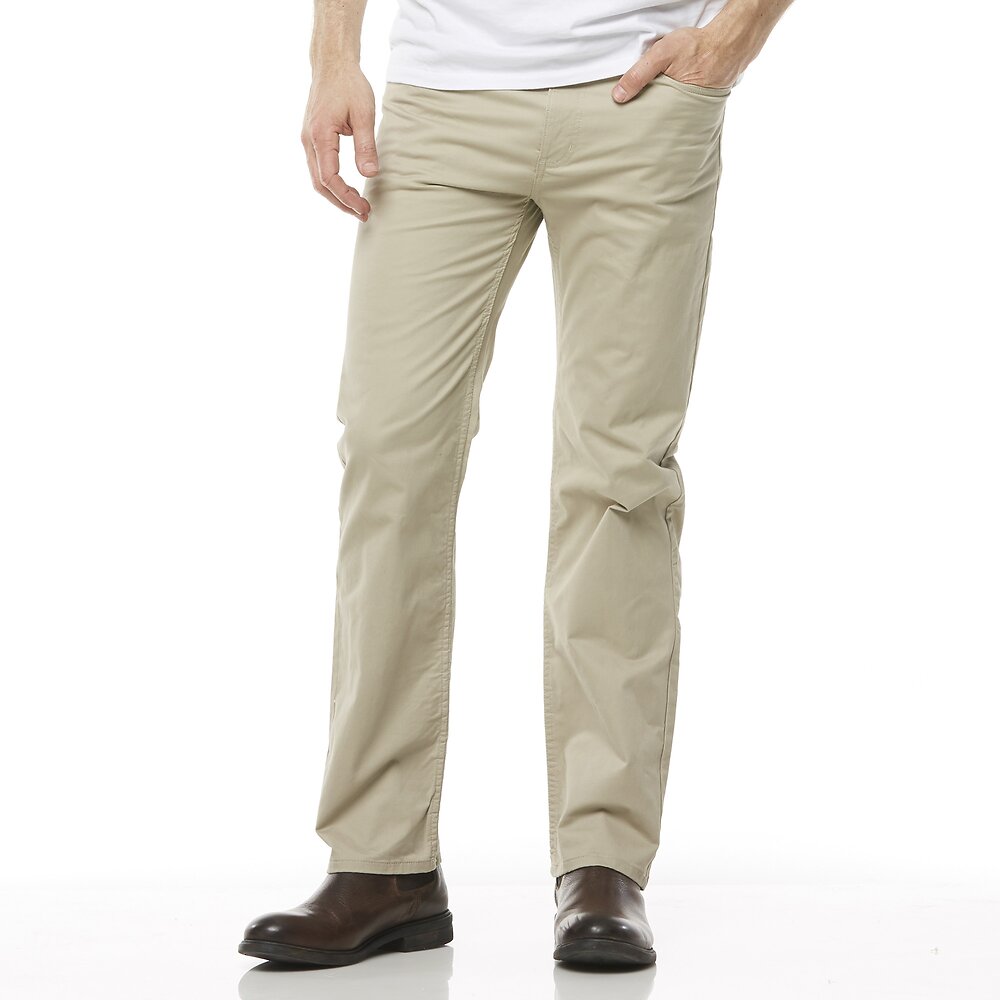 Image of Riders By Lee Stone STRAIGHT STRETCH PANT // STONE