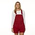 Image of Riders By Lee Reborn Red UTILITY DUNGAREE SHORT // REBORN RED
