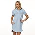 Image of Riders By Lee Splendour Blue SHIRT DRESS // SPLENDOUR BLUE