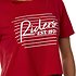 Image of Riders By Lee Pepper Red FINE LINES SKIMMER TEE // PEPPER RED