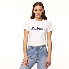 Image of Riders By Lee White/Navy IMPRINT SLIM TEE // WHITE/NAVY