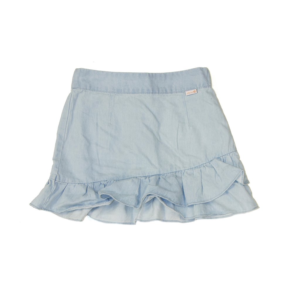 Image of Riders By Lee Glacier Blue RUFFLE SKIRT GLACIER BLUE