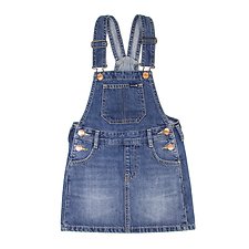 Image of Riders By Lee Heritage Blue UTILITY DUNGAREE DRESS // HERITAGE BLUE