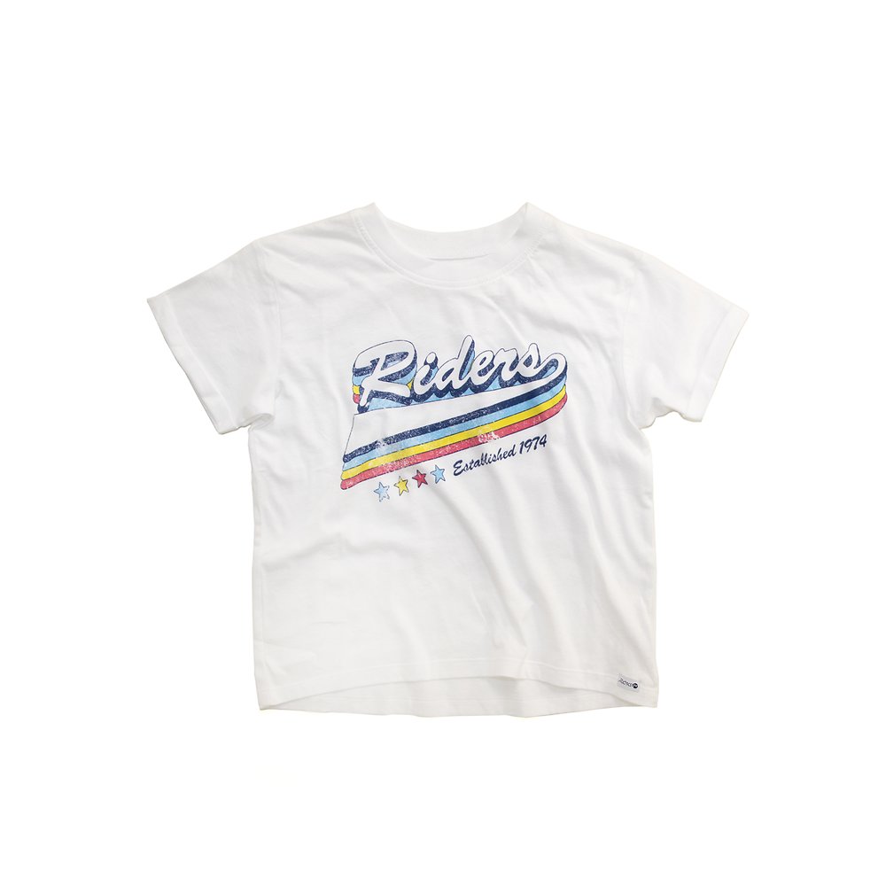 Image of Riders By Lee White THE CROP CREW RIDERS RAINBOW // WHITE