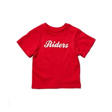 Image of Riders By Lee Dark Red THE CLASSIC TEE CURSIVE RIDERS // DARK RED