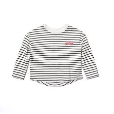 Image of Riders By Lee Breton Stripe THE CROP LS TEE // BRETON STRIPE